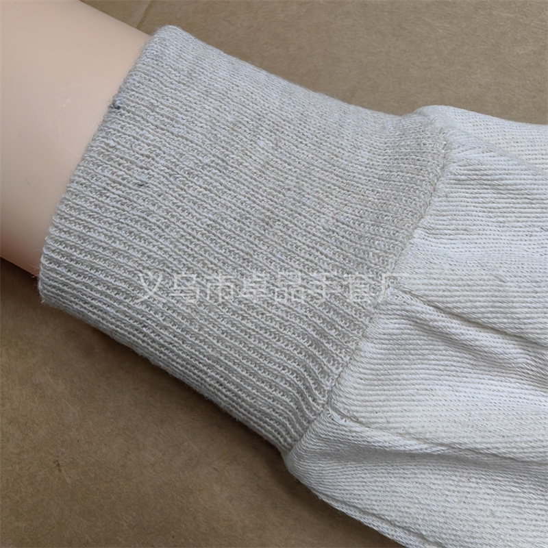 Ribbed canvas gloves, twill canvas labor protection gloves, anti-slip and wear-resistant gloves for oil fields and railways, mechanical work, welders pic 6