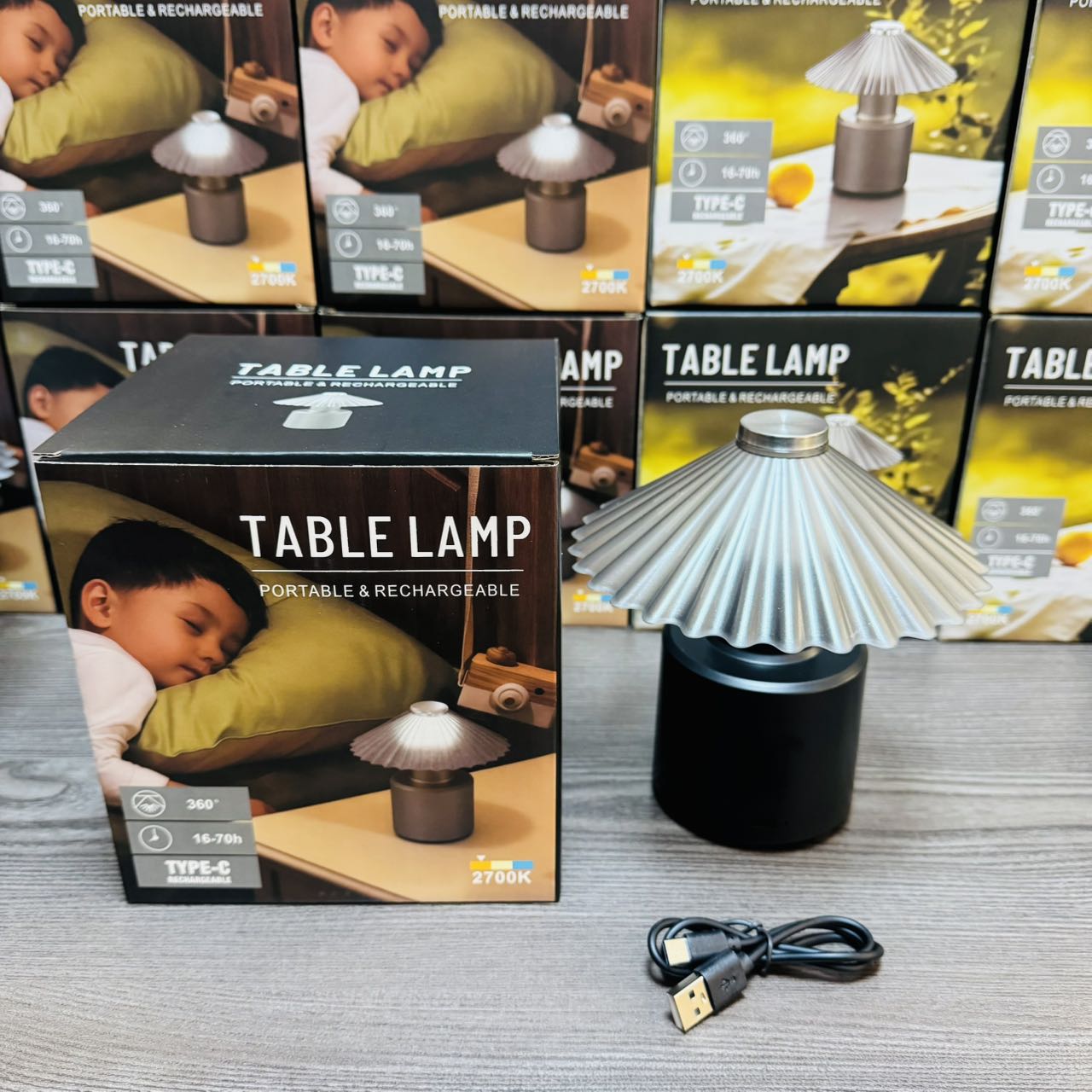 Portable desk lamp for office and study, eye-protecting desk lamp, 180-degree adjustable rechargeable LED lamp Specification image