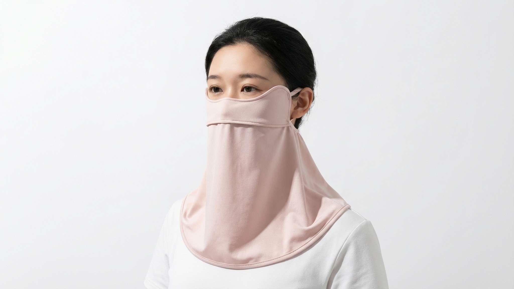 安全防护面罩面部防护透气舒适防尘防飞溅白底实物图