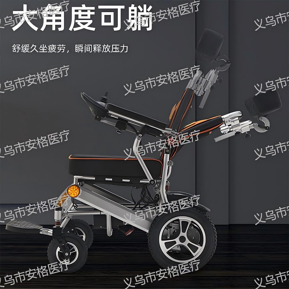 Direct sales from foreign trade manufacturers of electric wheelchairs, fully automatic multi-functional elderly reclining mobility scooters, foldable with turn signals Specification drawing