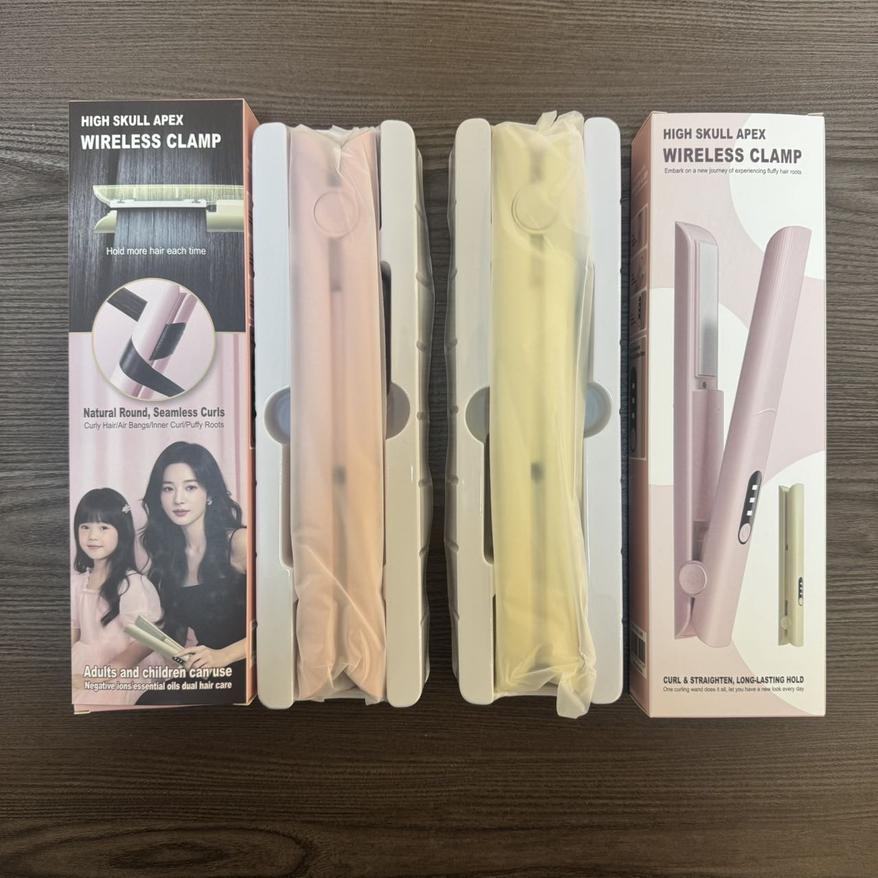 Pink and beige wireless splint portable anti-slip office stationery for students Specification image