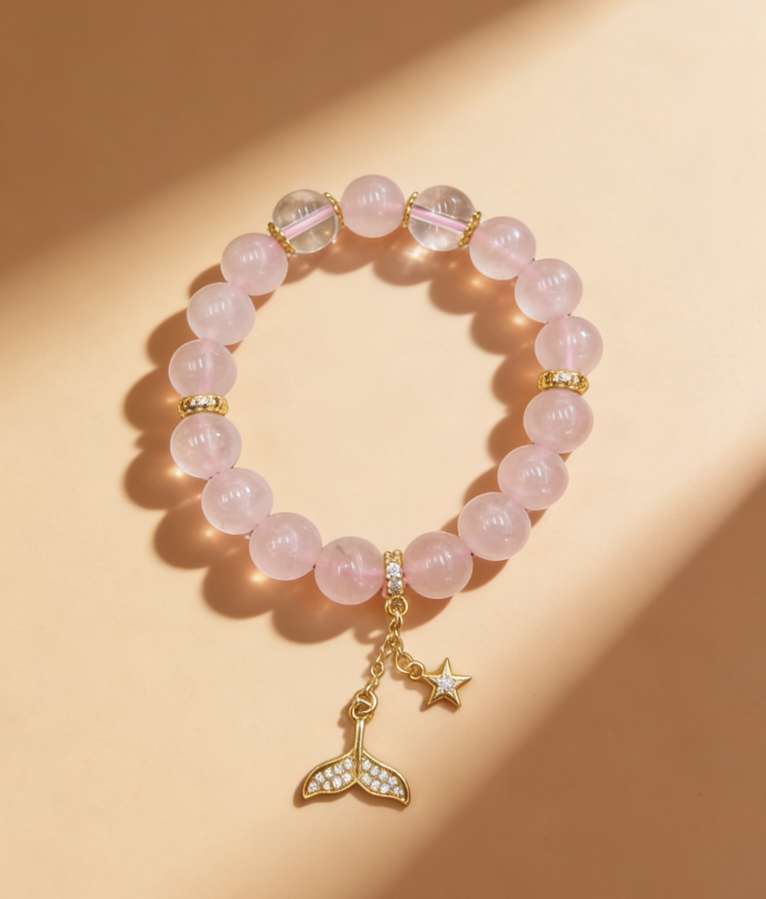 Rose crystal bracelet details Picture