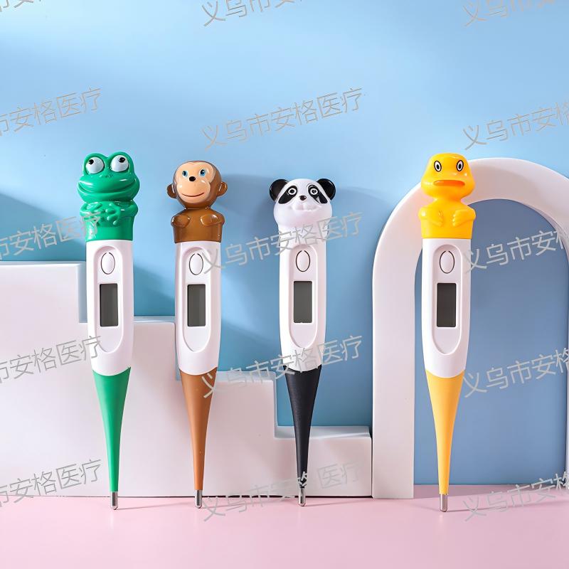 Newborn cartoon animal soft-head electronic soft thermometer, electronic thermometer for infants and children