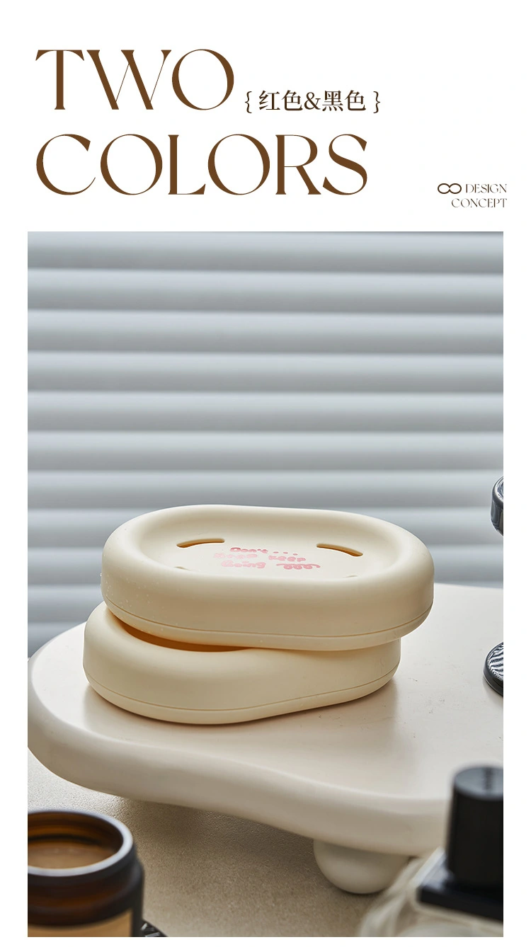 S137-1005 soap box, no lid, printed, water-draining, portable, small, shock-resistant, detachable, washbasin and laundry room soap detail image 5
