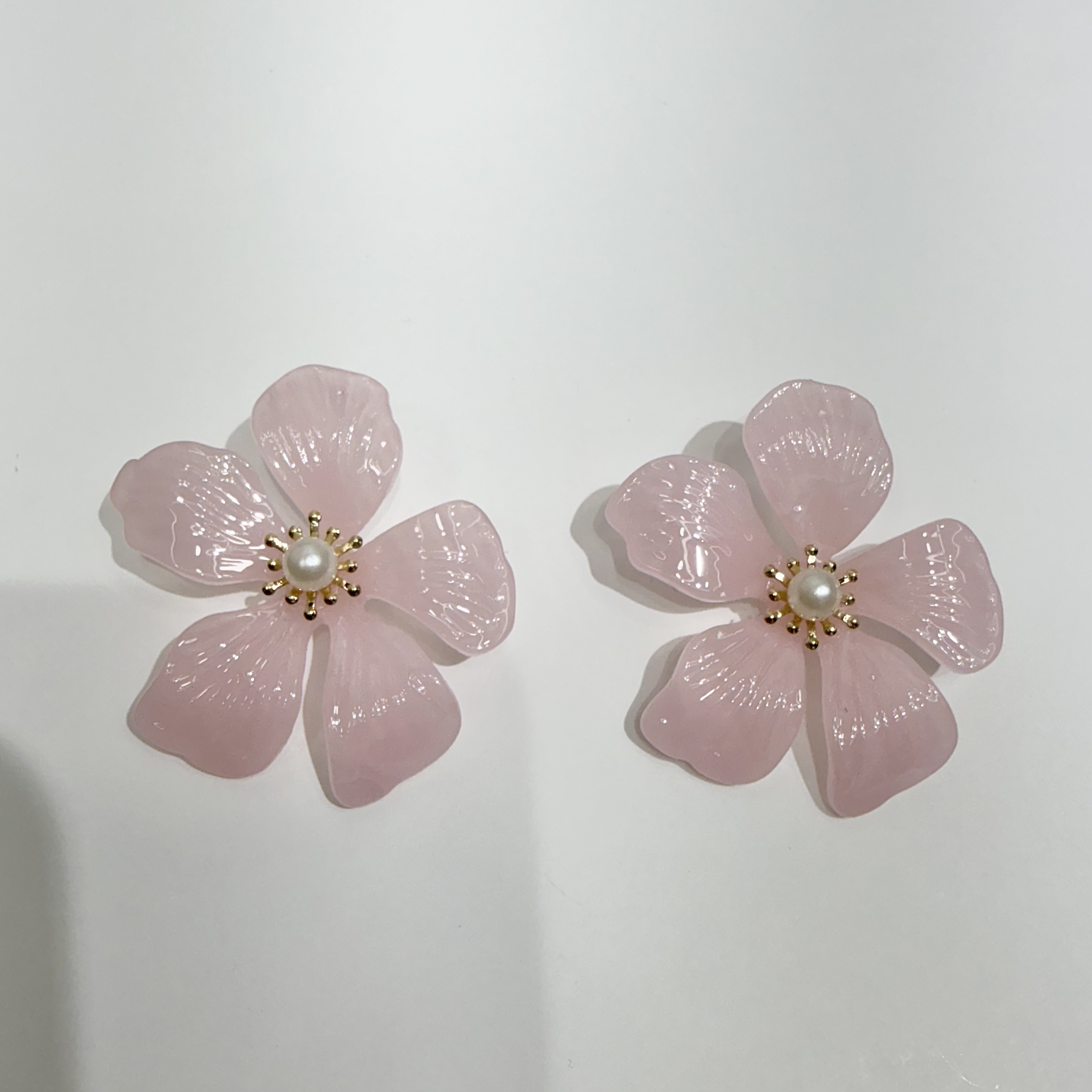 Wholesale materials for ancient-style Hanfu, ethereal double-layer pearl flower diy hand-woven beaded hair clips, hair accessories and earrings