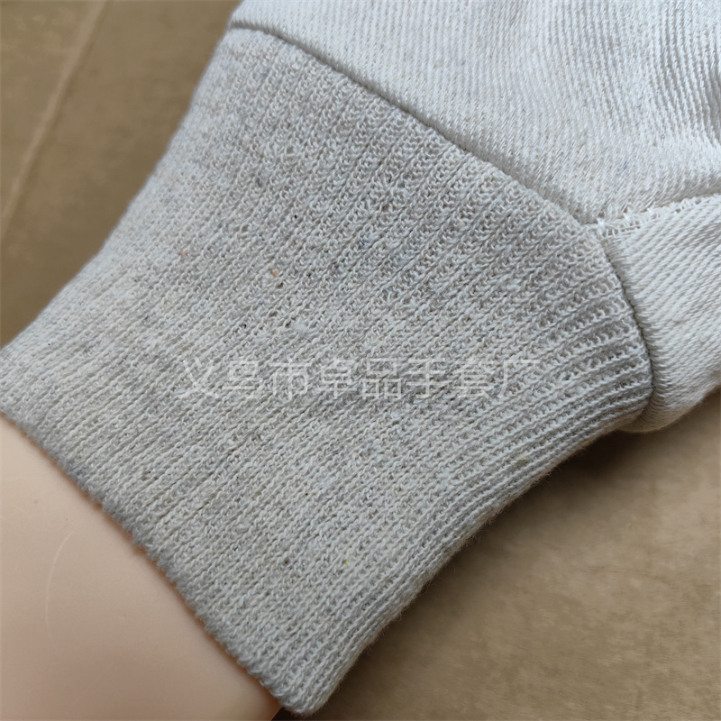 Ribbed canvas gloves, twill canvas labor protection gloves, anti-slip and wear-resistant gloves for oil fields and railways, mechanical work, welders pic 8