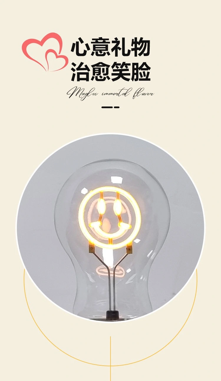 The high-tech magnetic levitation bulb is a heartwarming smiley touch light that creates a pleasant atmosphere. You can choose the scene as you like: the bedside in the bedroom, the corner of the desk, or the side table in the living room. It is both a night light for illumination and a decorative display full of atmosphere detail image 4