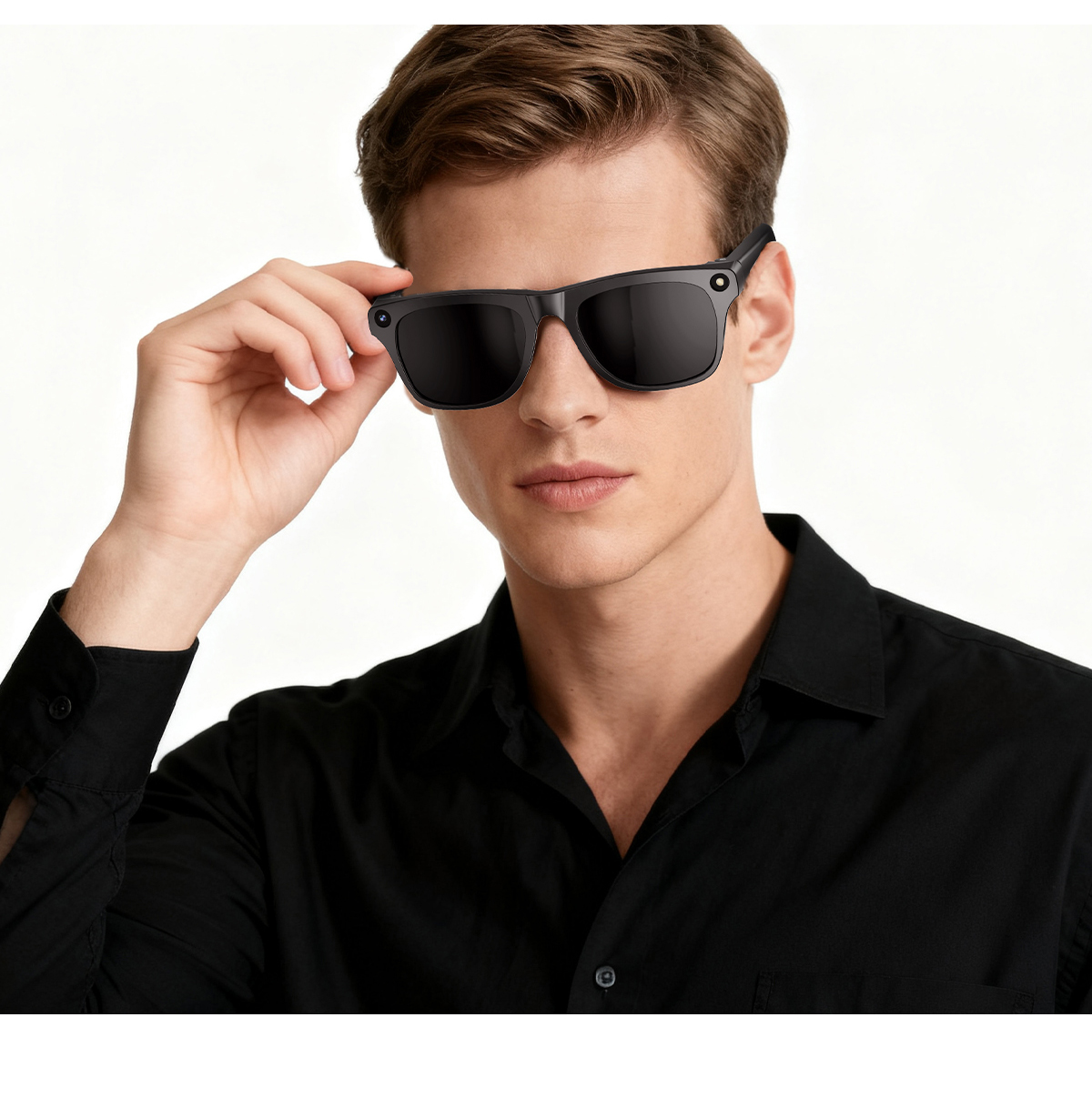 Listen to music, translate, make and receive calls, smart glasses, take photos and videos, 8-megapixel voice control, 299 color change E13 Application Scenario