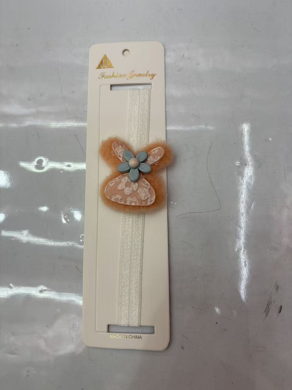 儿童压棉花朵发带