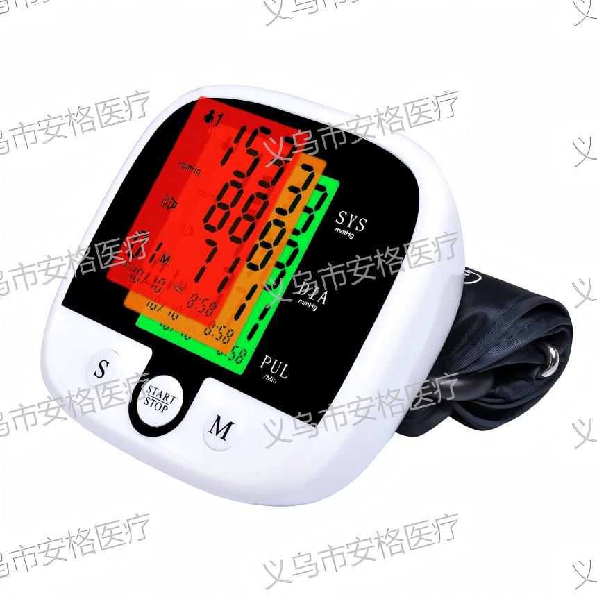 Cross-border wholesale large-screen elderly home fully automatic blood pressure and heart rate monitoring Amazon blood pressure monitor Specification image