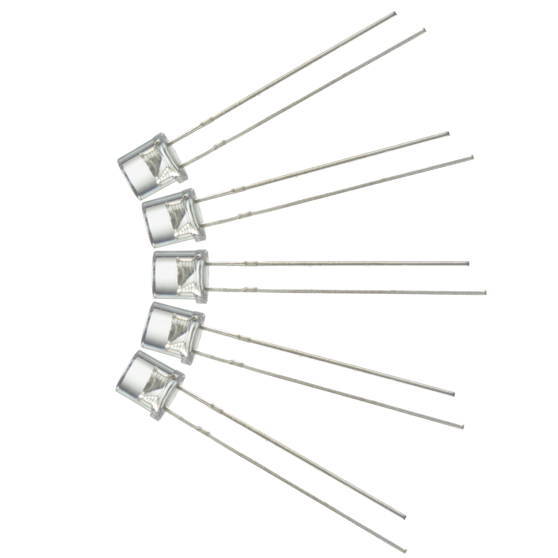 Customized 5mm red and green electrodeless through-hole LED flat head dual-color long and short pin LED beads from the manufacturer