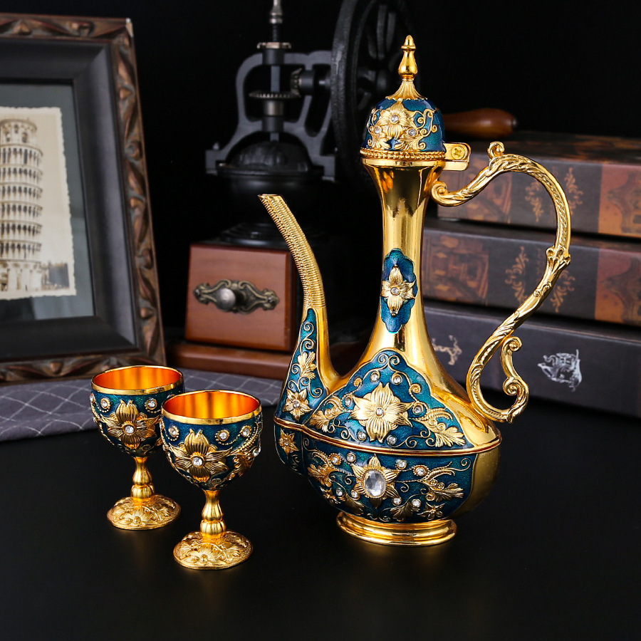 Decorative tea set, ceramic tea set combination, gift set, home tea art supplies, exquisite tea set gift box Specification image