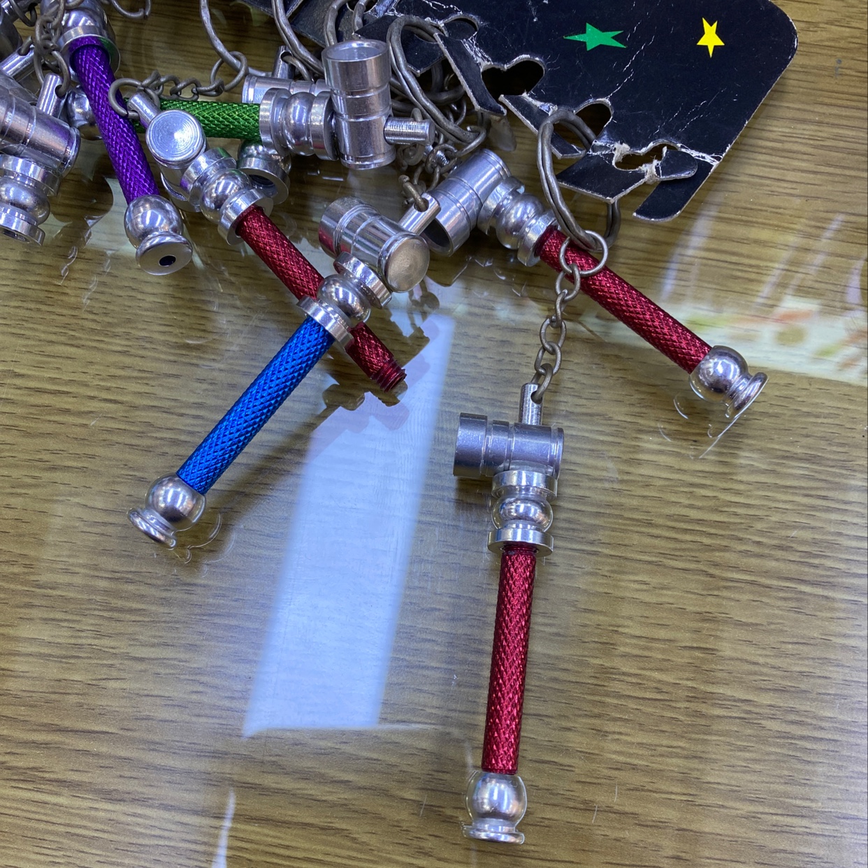 跨境外贸铝合金彩色包花金属烟斗直式烟嘴水转印氧化烟嘴现货批发234245674