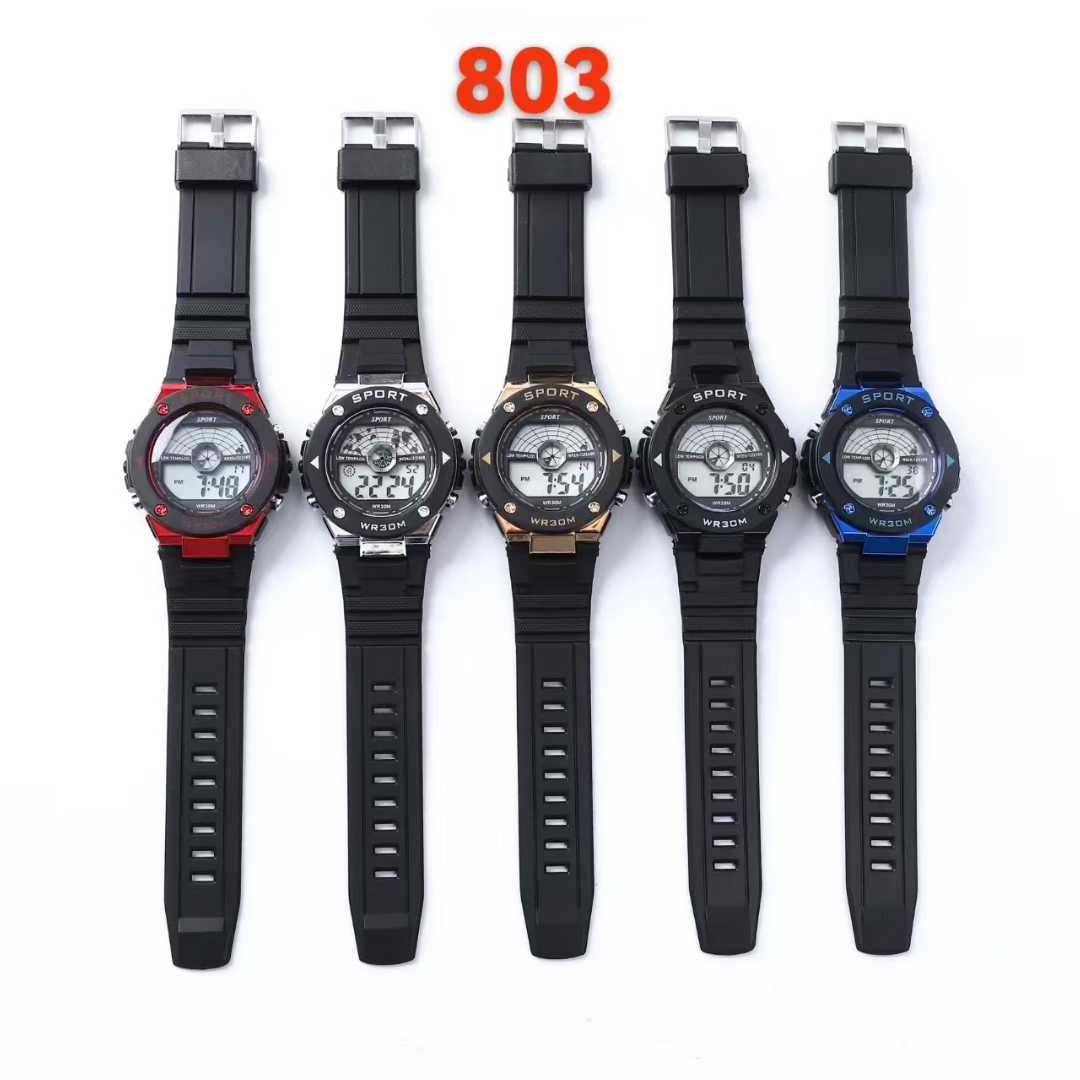 Yilion dos tres YITONG basic reloj electrónico de alto rendimiento duradero para estudiantes en clase uso diario especial 8 series basic reloj electrónico redondo colorido para hombres y mujeres a prueba de agua luminoso reloj deportivo tendencia details Picture