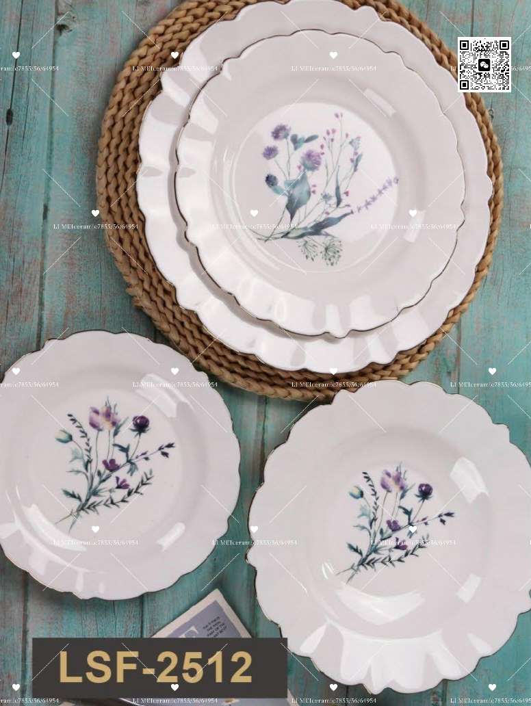 Limei White jade, porcelain white jade, glass, glass tableware, glass plate, opal glass set 056 details Picture