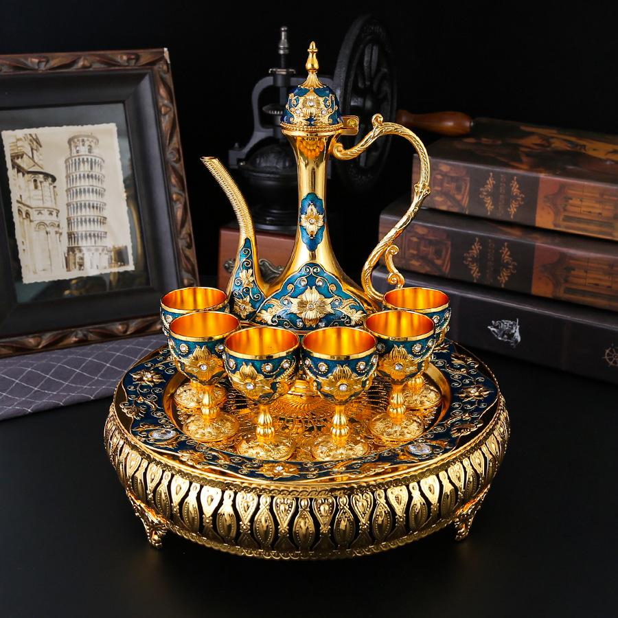 装饰性茶具套装 陶瓷茶具组合礼品装 家居茶艺用品 精美茶具礼盒