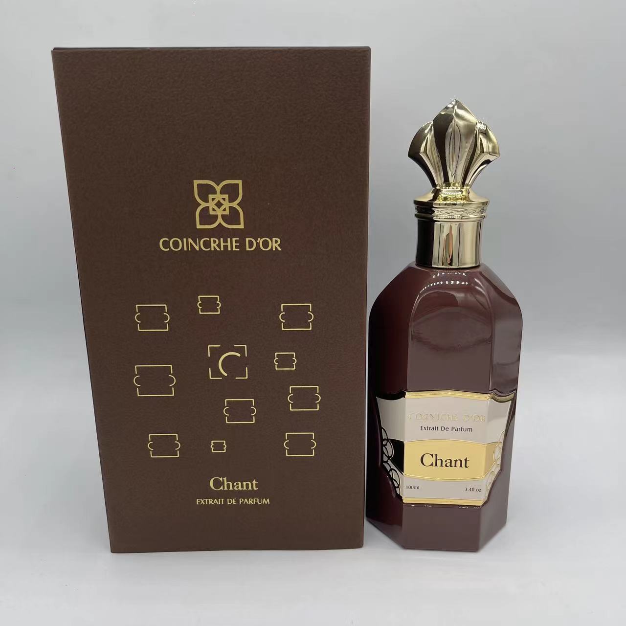 Comercio exterior venta caliente árabe COINCRHE D'OR Chant perfume 100ml dubai perfume neutro fragancia al por mayor