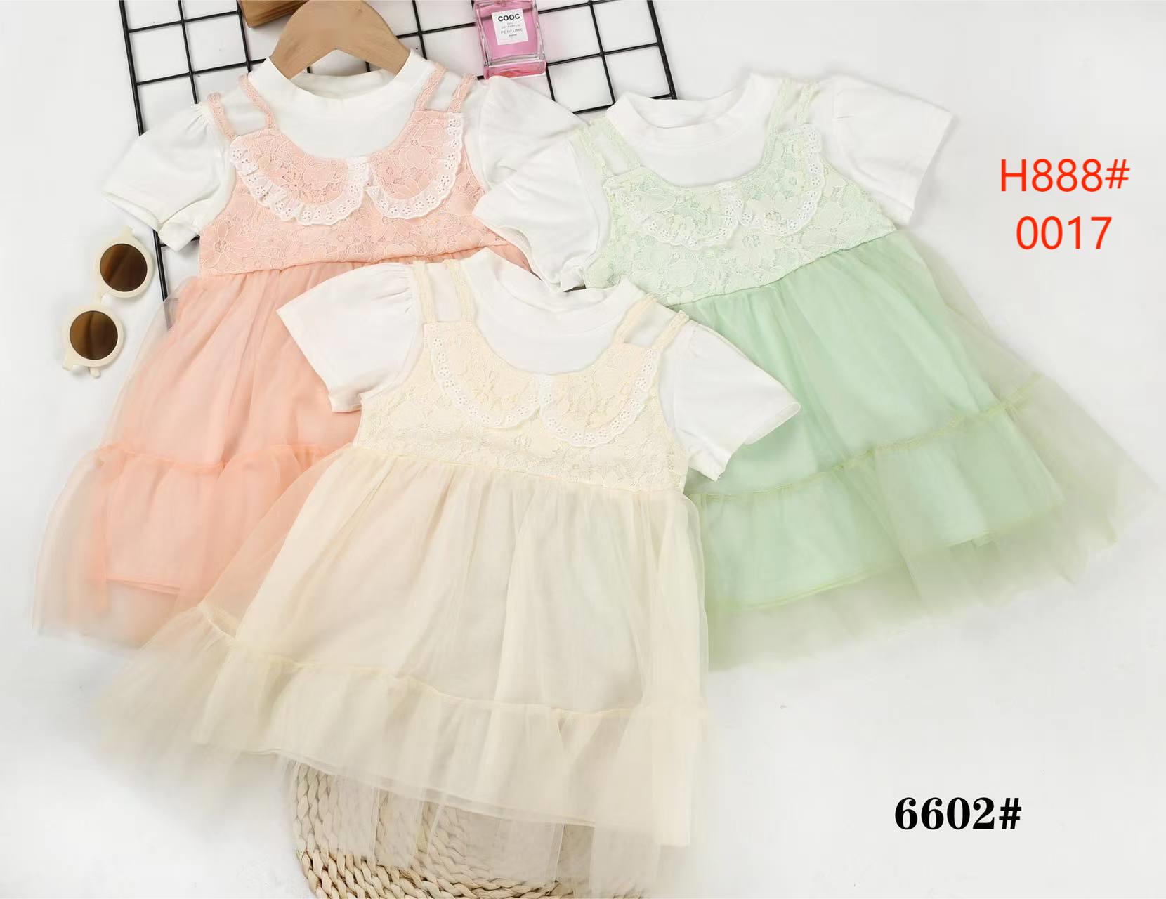 儿童连衣裙清新可爱小公主夏日透气棉质裙装