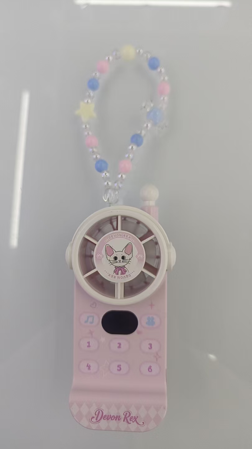 YASE Children's Cartoon Mini Mobile phone, three-color seal penguin cat, 125mm, 56.5mm, 44.5mm lanyard toy Specification image