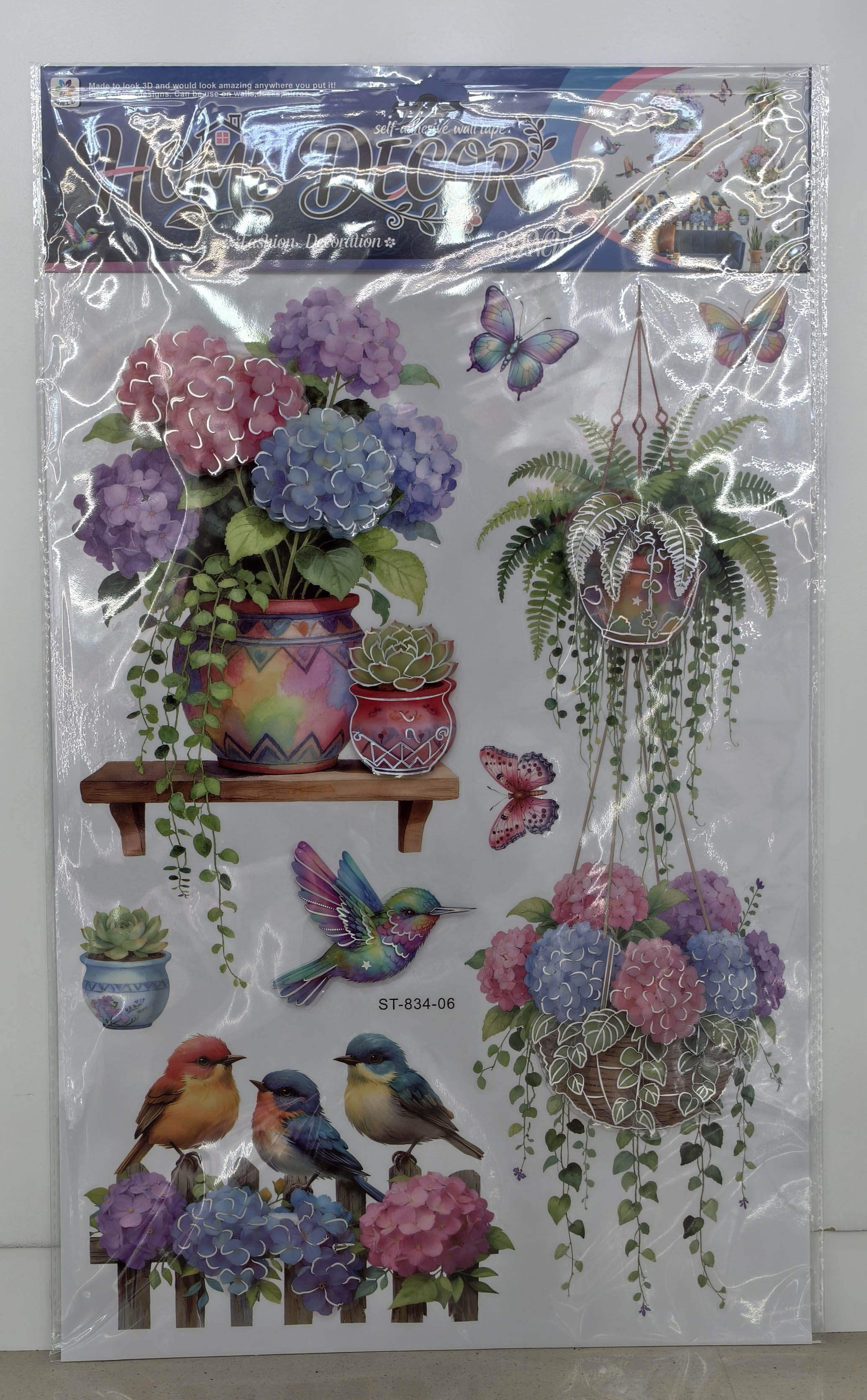 ST834吊篮花瓶层层贴