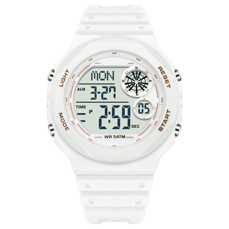 HANSHI electronic watch, multi-functional outdoor sports waterproof watch for teenagers and students, diving watch