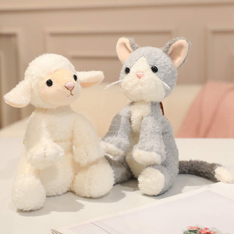 Nordic lazy little animal fragrance pendants, cute little sheep, little cats, fox dolls, plush toys, children's gifts Item Picture