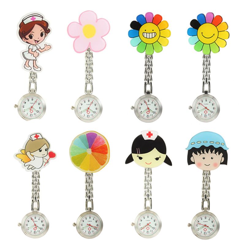 卡通挂表可拉伸护士表用护士胸表男女怀表12