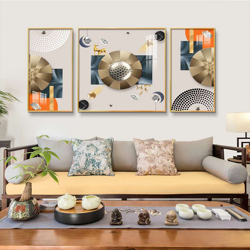 现代装饰画挂画客厅卧室简约艺术画家居装饰画白底实物图