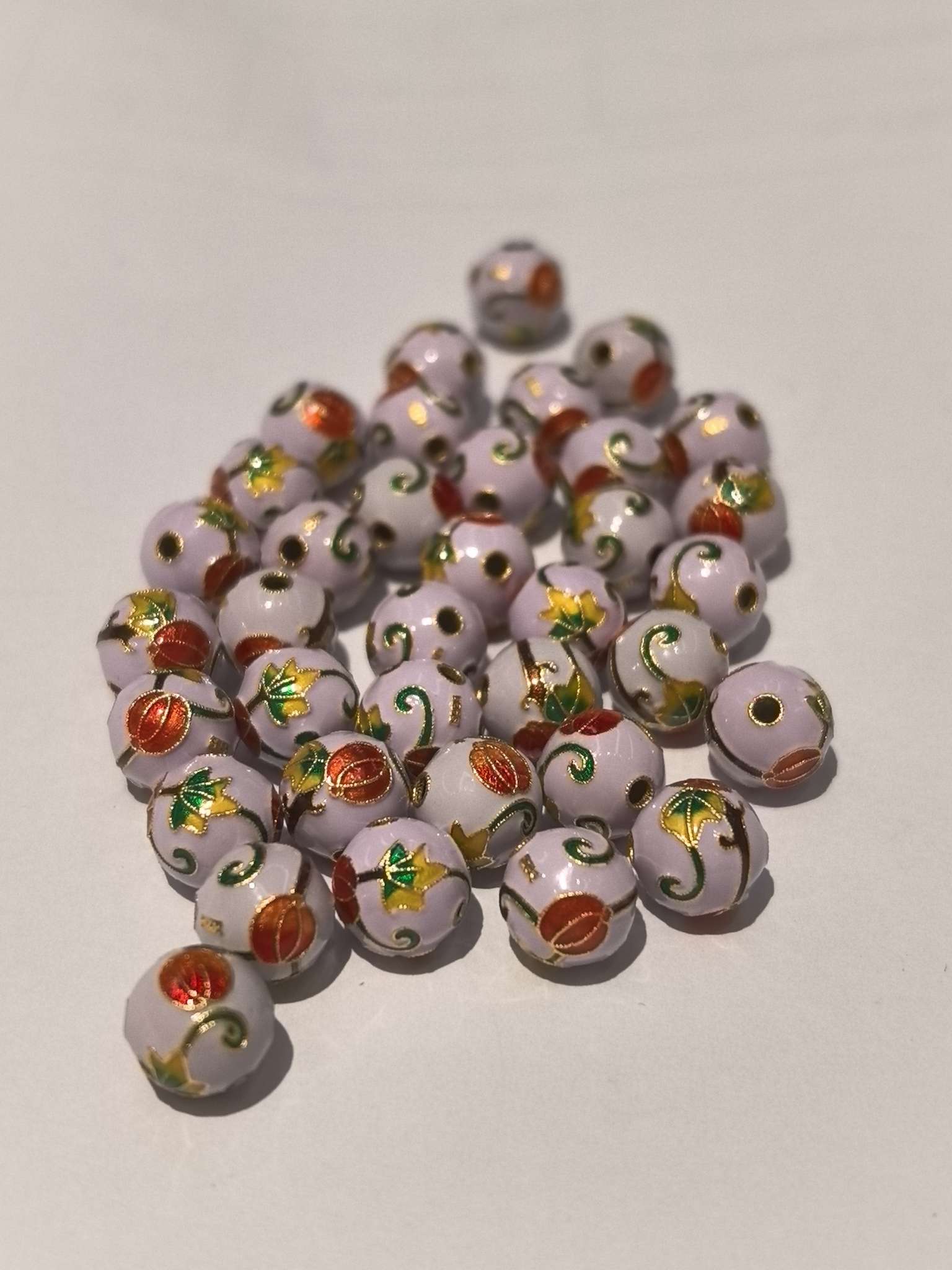 s925 enamel round beads purple p2038 Application Scenario