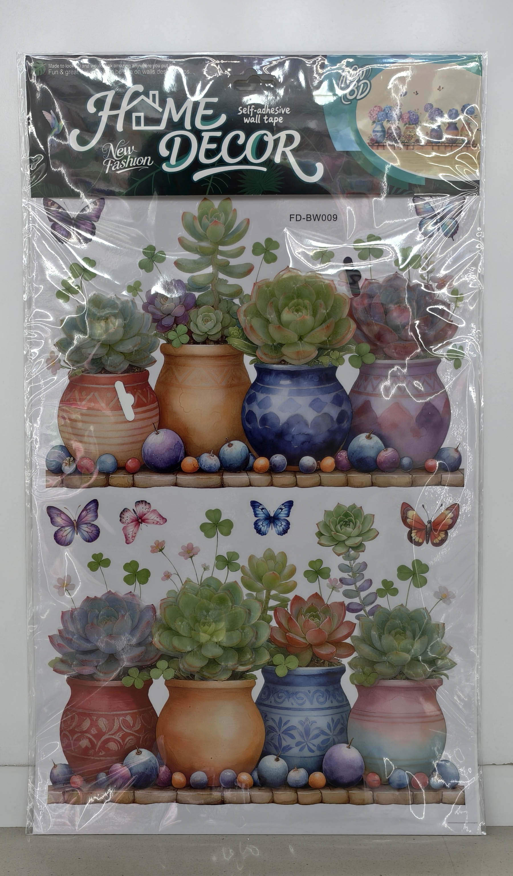 FD-BW绿植框画层层贴