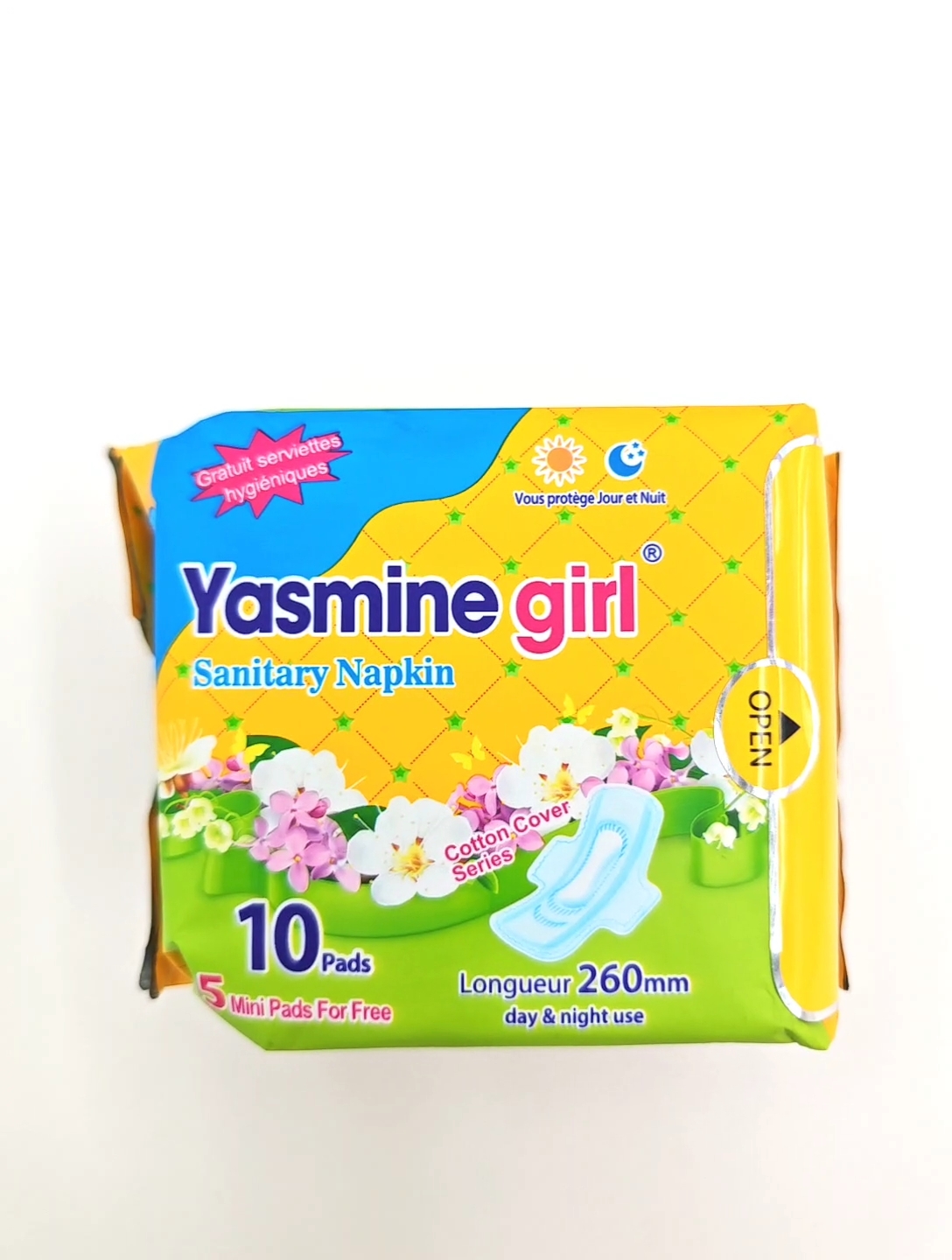 Yasmine girl卫生巾透气柔软经期舒适10+5