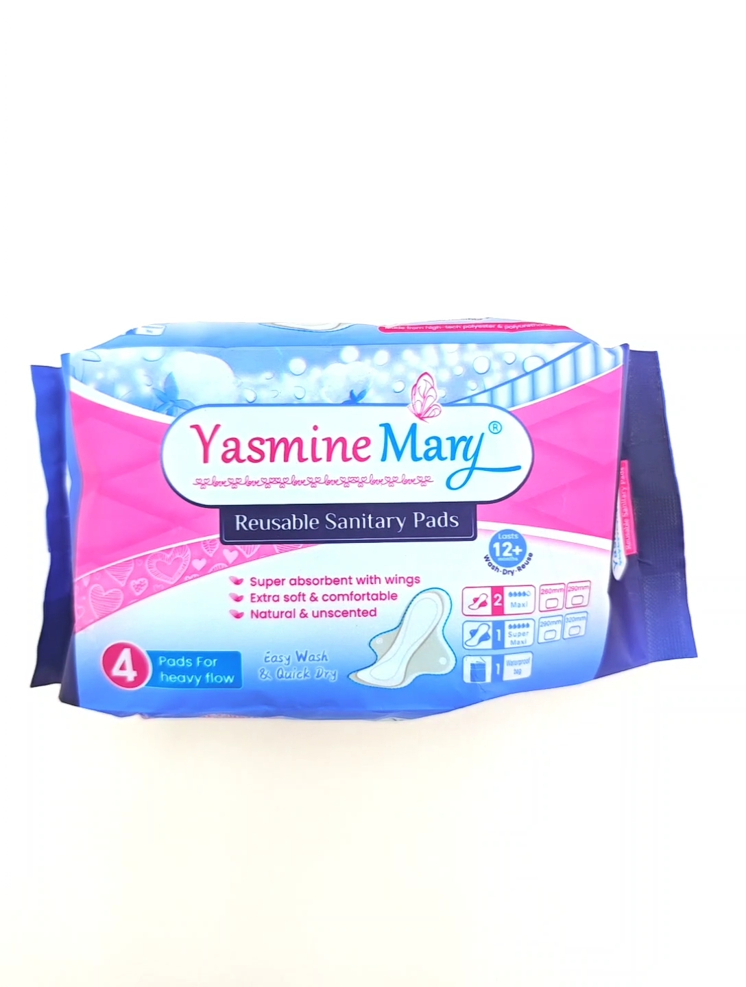 Yasmine Mary卫生巾透气舒适柔软呵护经期