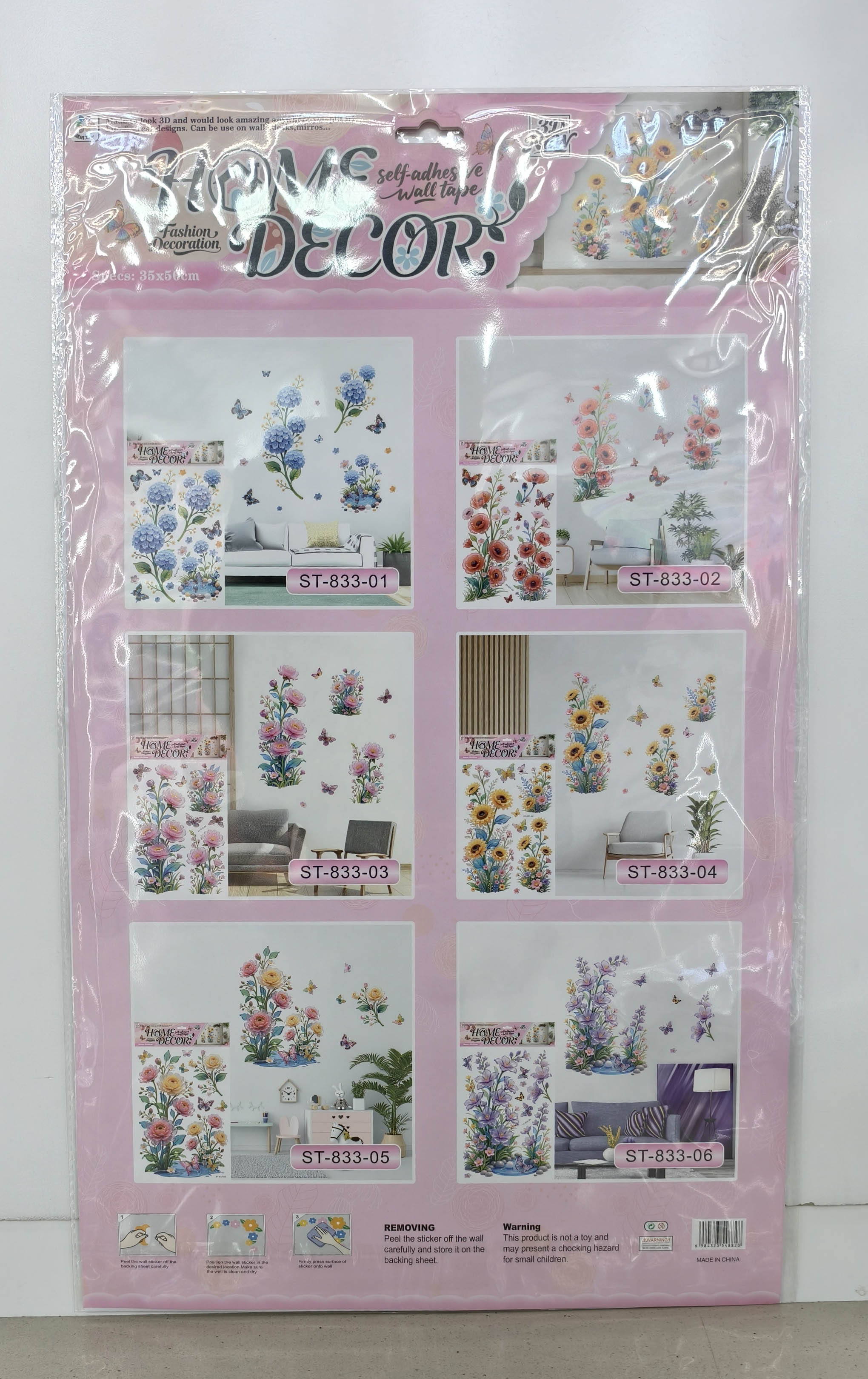 ST833 floral layer-by-layer application Item Picture