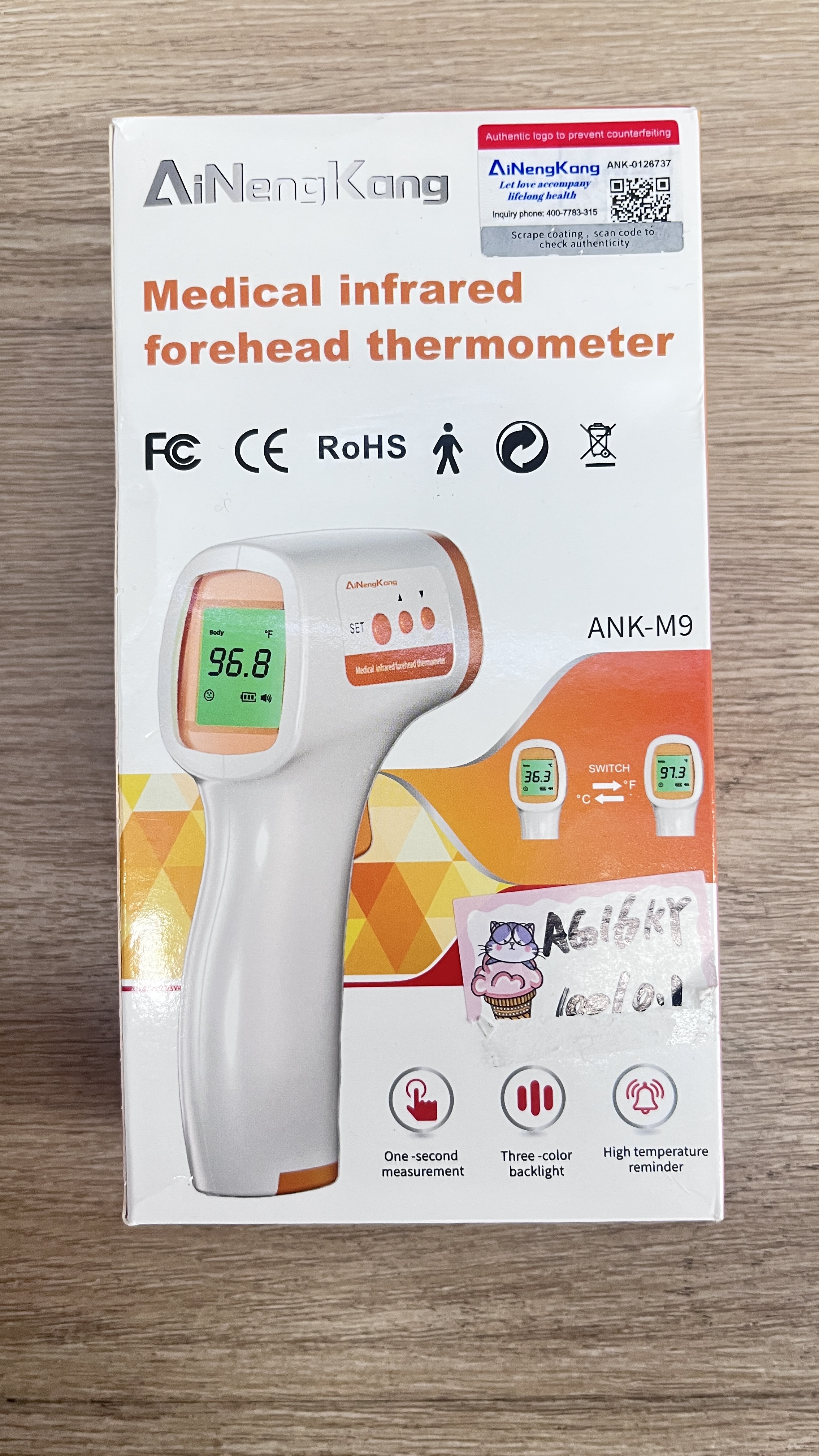 Electronic thermometers for export in degrees Celsius and Fahrenheit, digital intelligent cross-border e-commerce, for medical use Item Picture