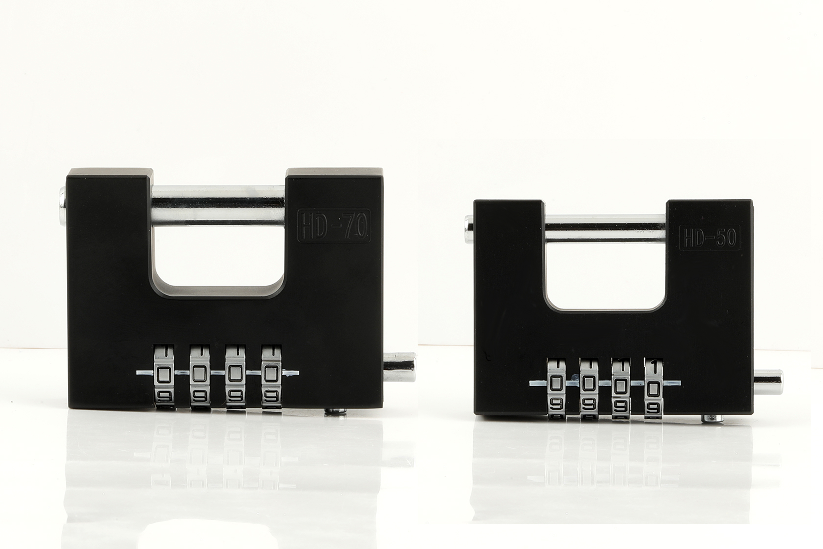 Mortillet金属矩形密码锁HD50  70MM高档密码锁具