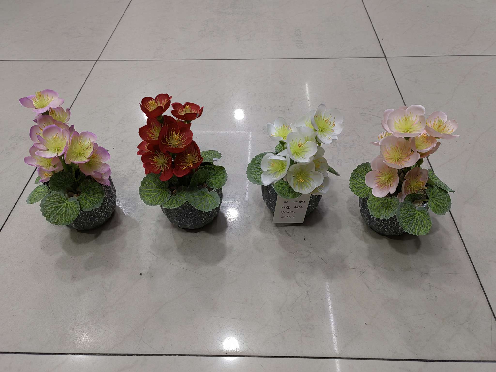 小盆景假花摆件