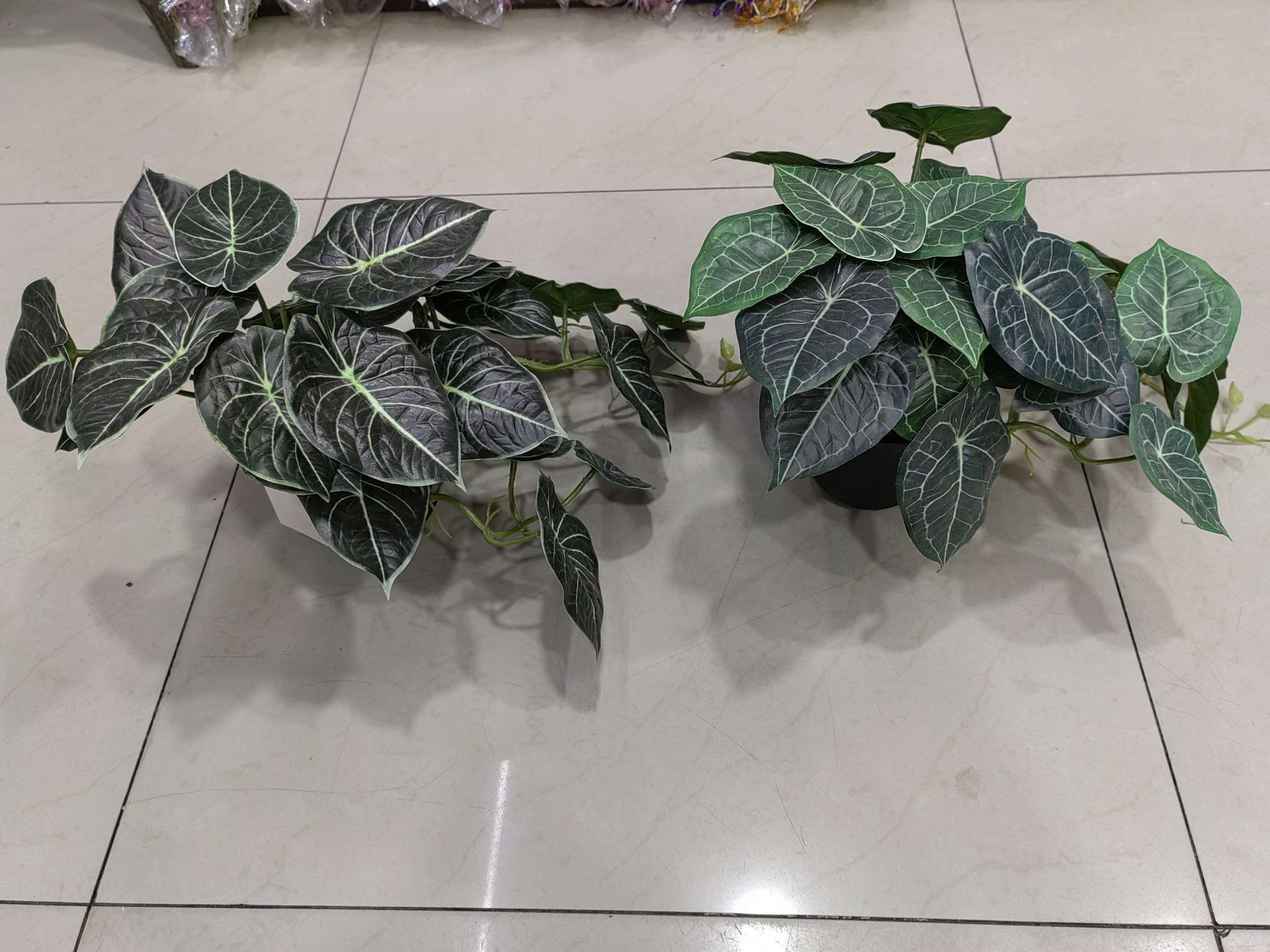 假花叶子摆件