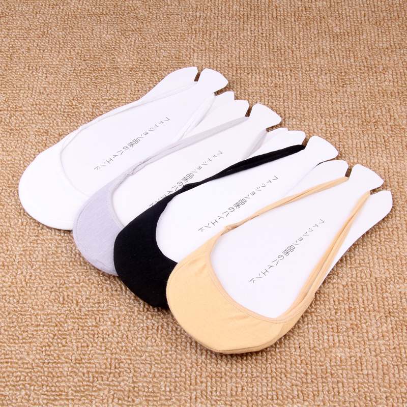 夏季女士吊带船袜全棉袜子浅口隐形袜女袜透气防滑袜子详情1