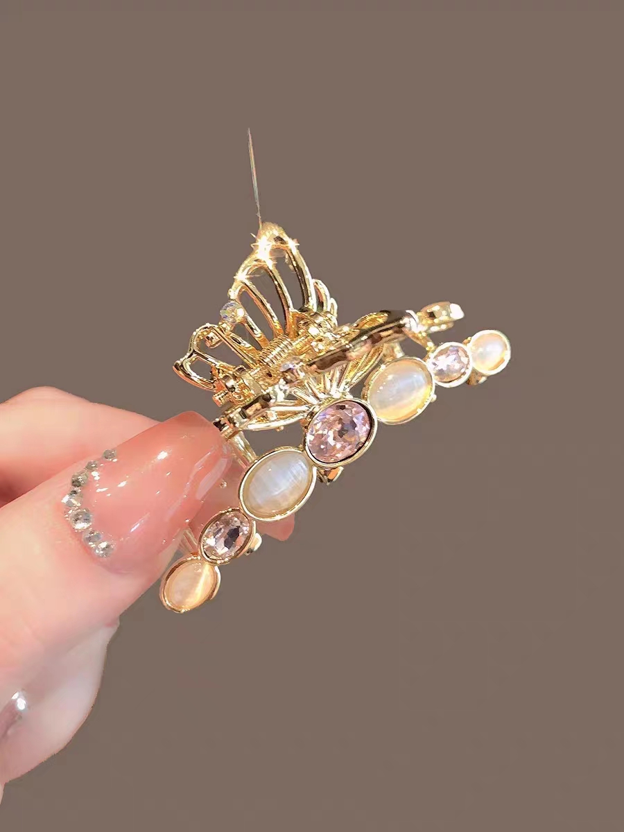 白猫眼彩色玻璃春天色中号抓夹，多款多色可以任意挑选详情图3