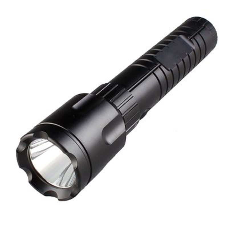 The high brightness of the black flashlight is adjustable The high brightness of the black flashlight is adjustable