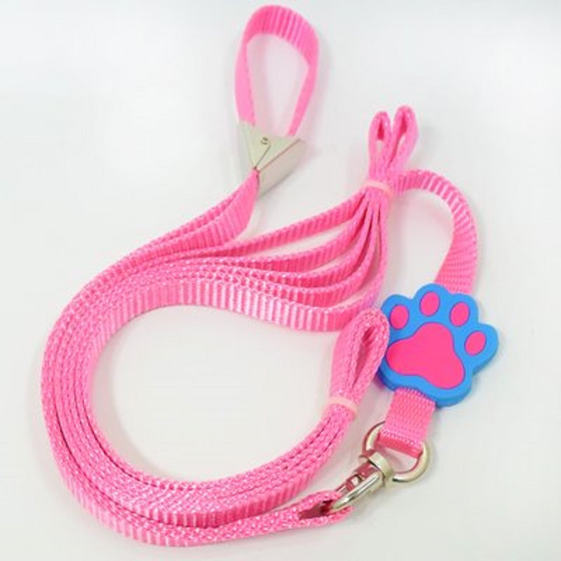 宠物用品可伸缩牵引牵引绳新款粉色