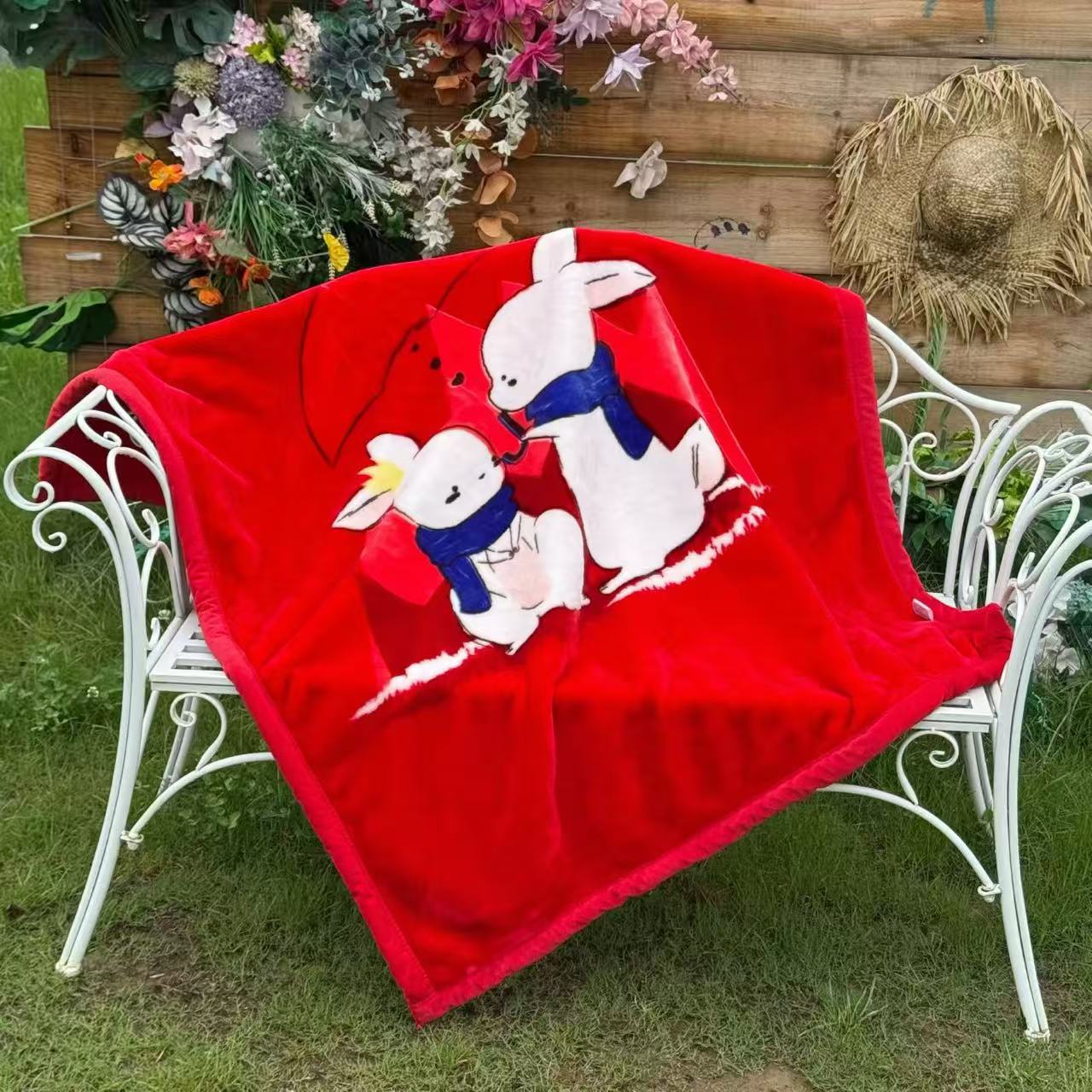 Yuntong Blanket, a super transparent double-layer thickened edged-wrapped baby blanket for kindergarten naps, is a warm blanket for children pic 18