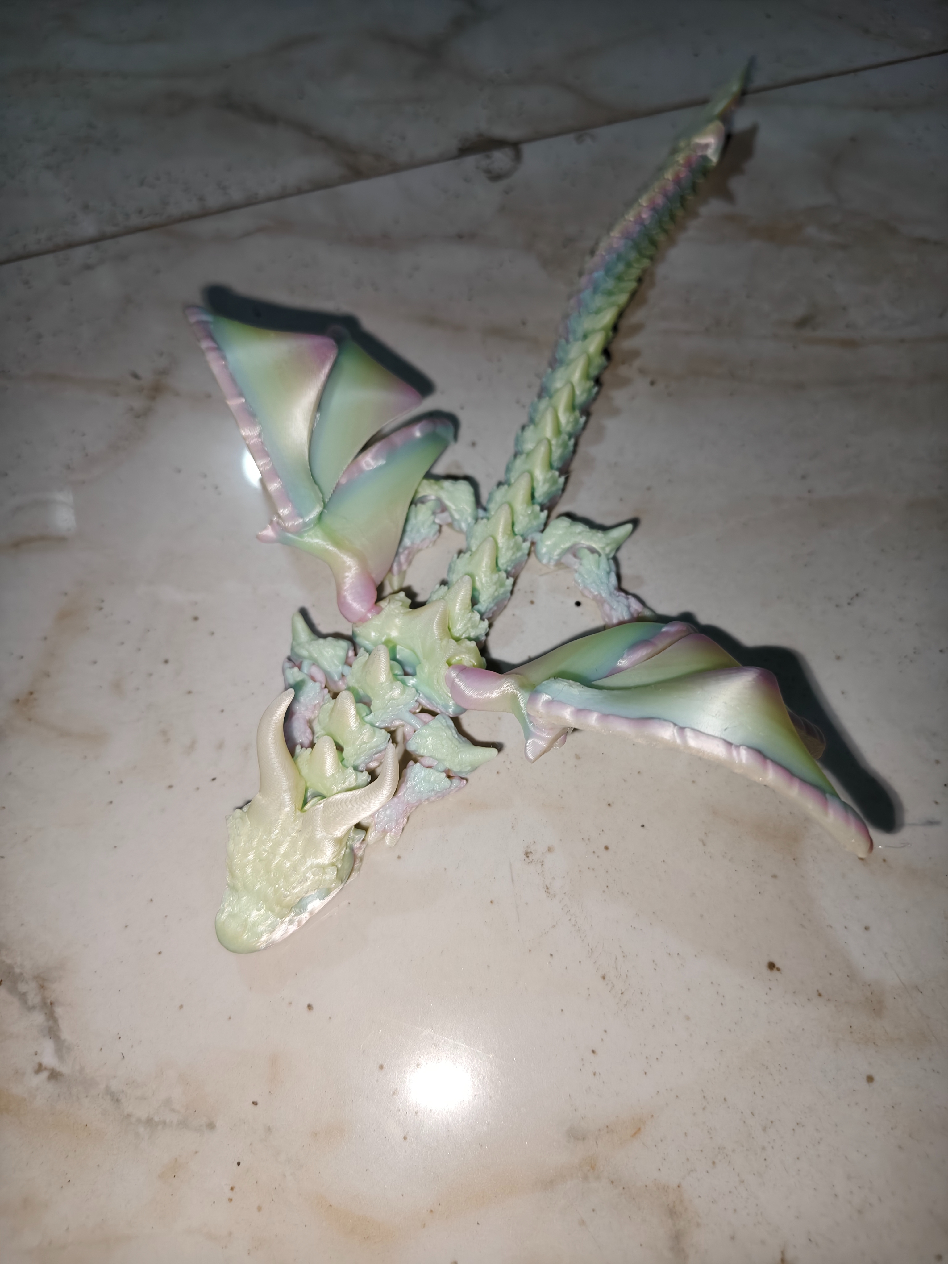 3D打印玩具卡通动物玩具夜光翼龙网红创意摆件详情1