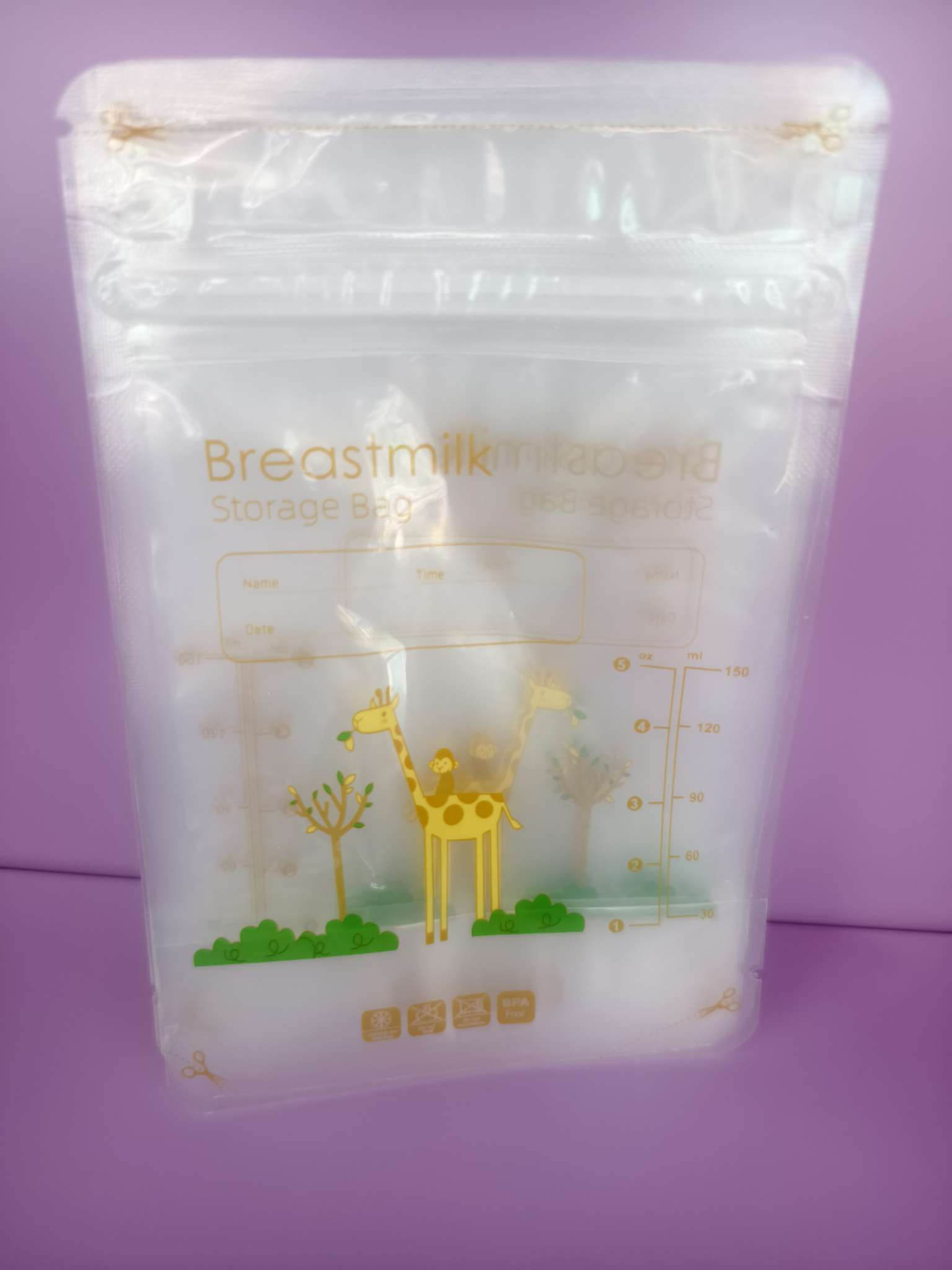 Breast milk preservation bags for mothers and babies, breastfeeding and nurturing preservation bags for mothers and babies, 10 pieces each, 10 sheets, 150ml detail image 7