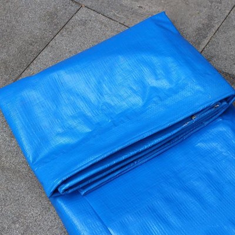 The new sky-blue tarpaulin, rainproof fabric and tent fabric are of high strength