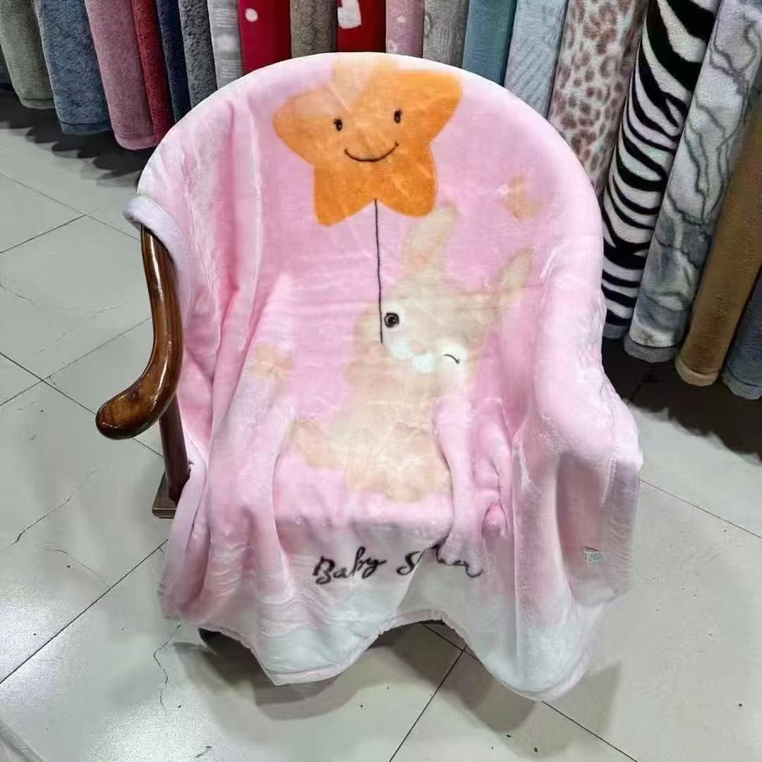 Yuntong Blanket, a super transparent double-layer thickened edged-wrapped baby blanket for kindergarten naps, is a warm blanket for children pic 21