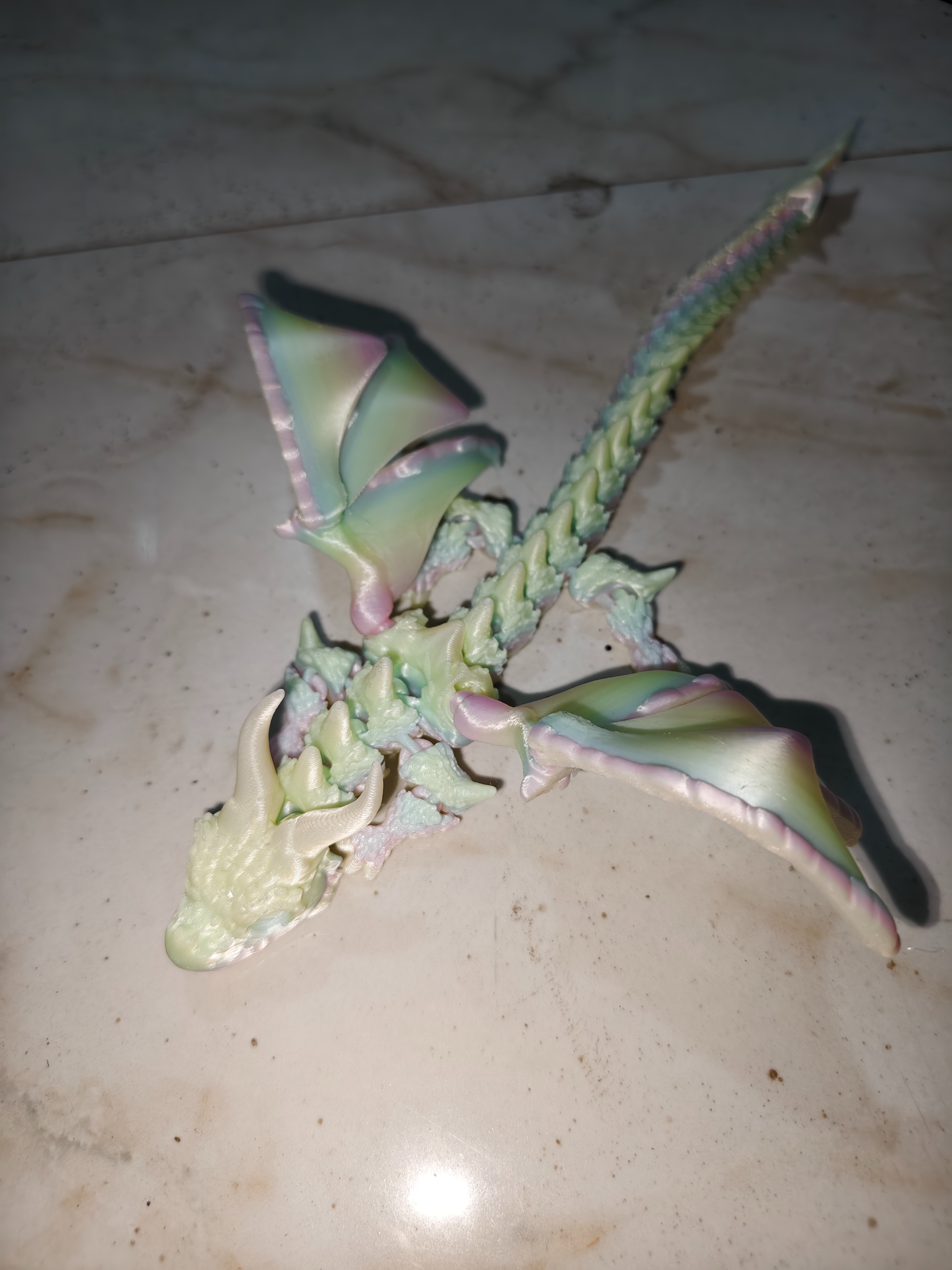 3D打印玩具卡通动物玩具夜光翼龙网红创意摆件详情2