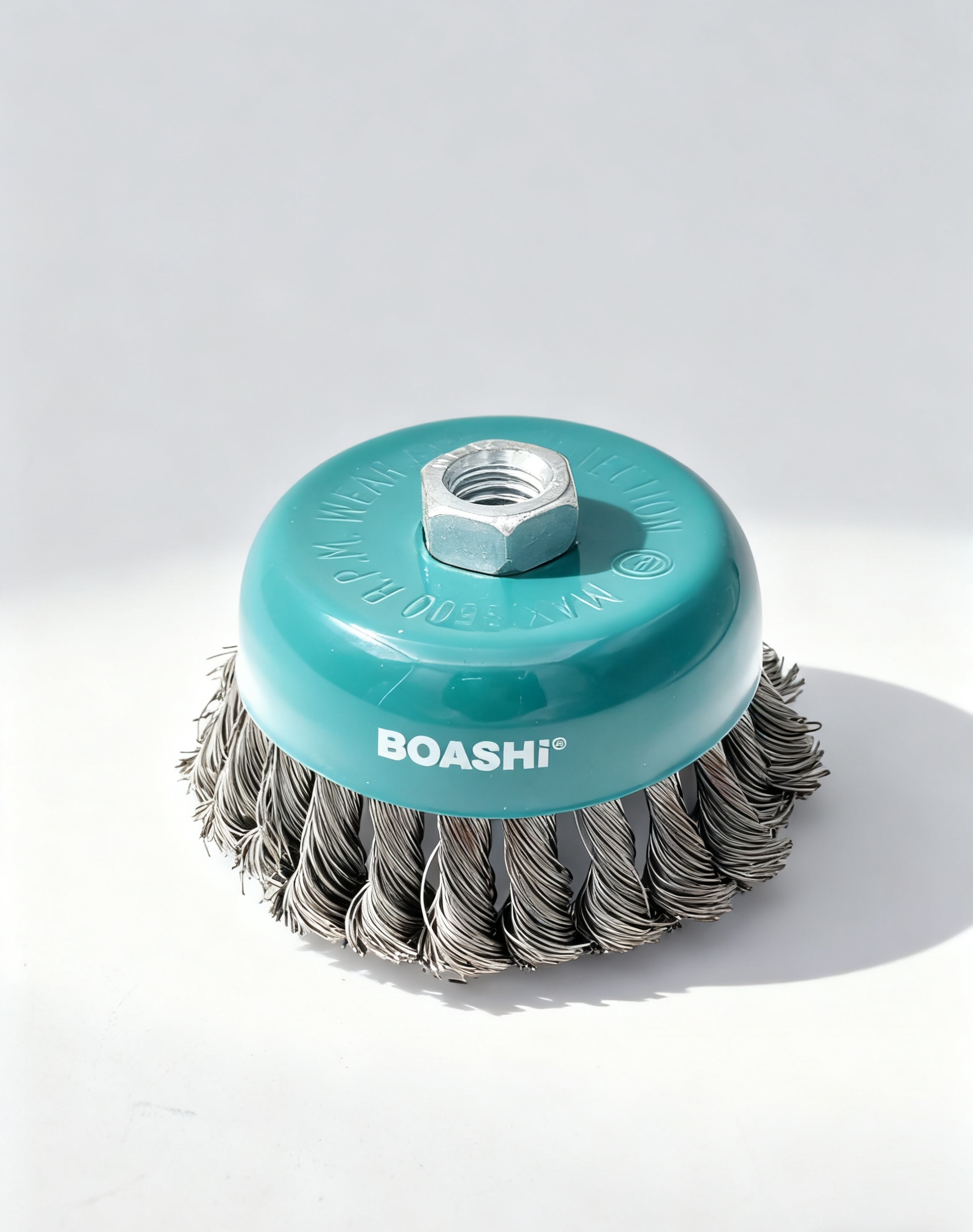 BOASHI钢丝轮清洁刷金属打磨神器高效耐用