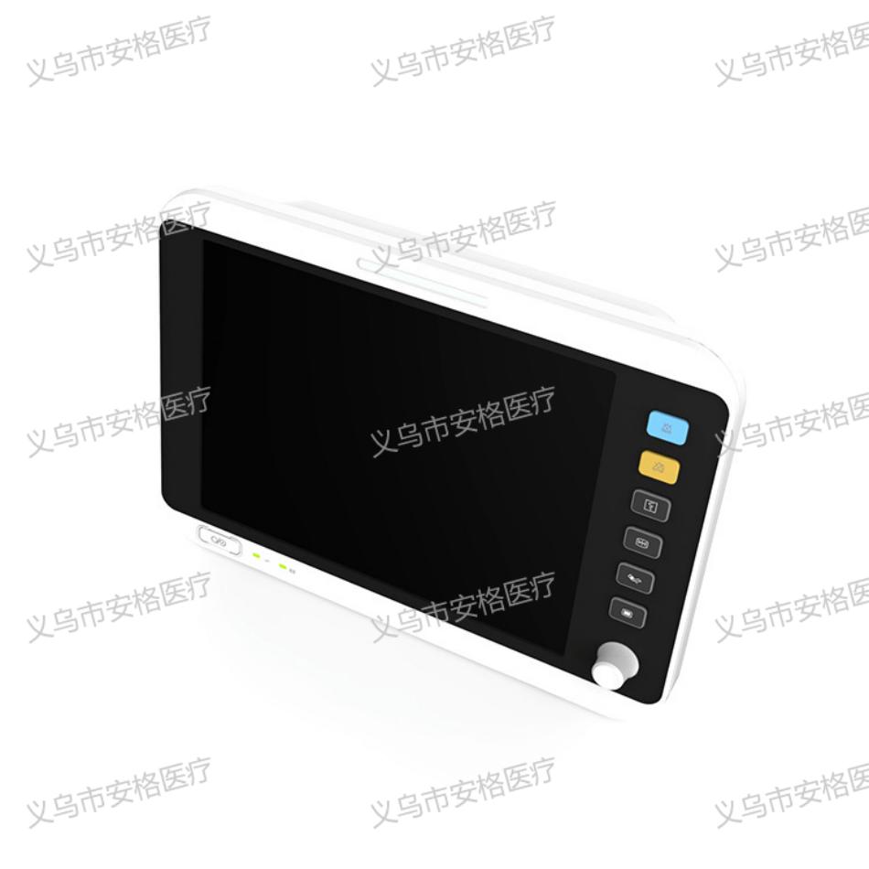 Multi-functional patient monitor, electrocardiogram monitor, heart rate monitor Specification drawing