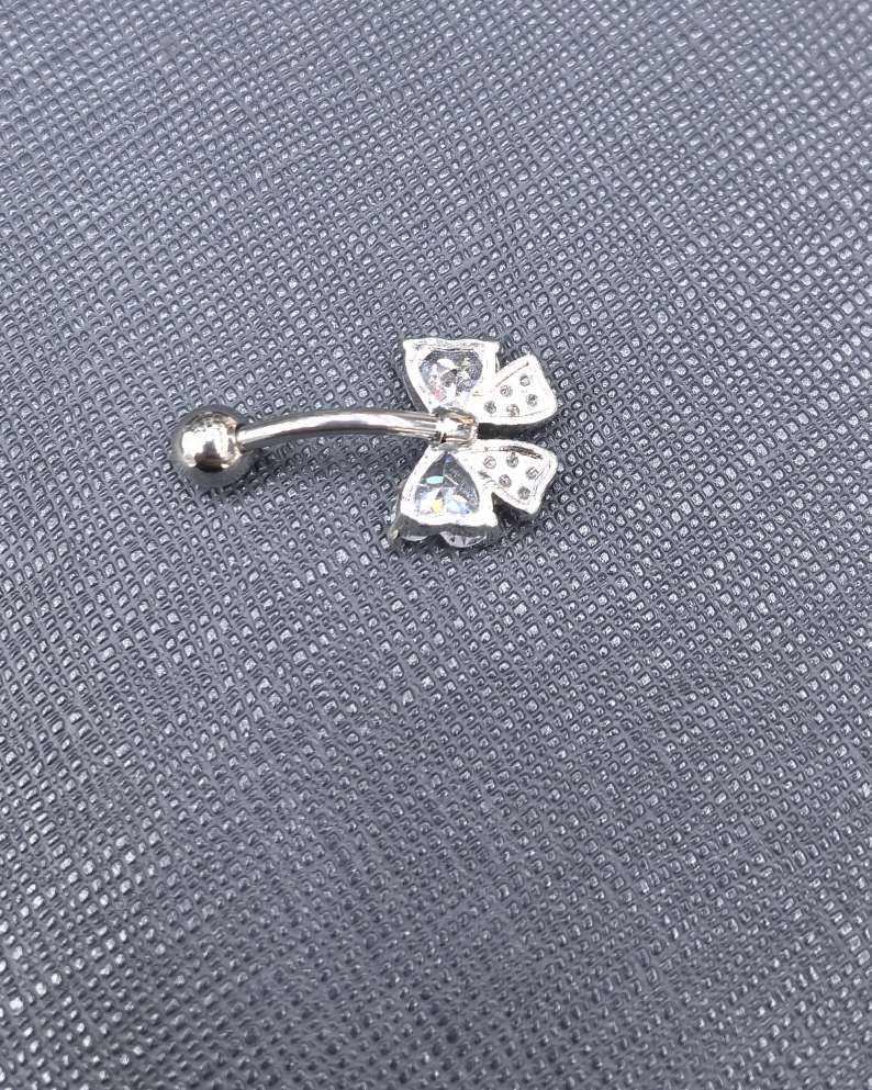 锆石脐饰时尚个性金属饰品女小众设计款简约百搭日常佩戴产品图